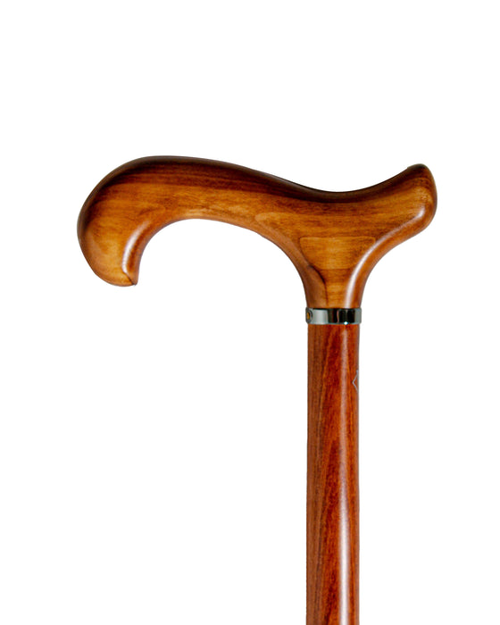 WC Maple Derby Walking Stick with Scorched Shaft