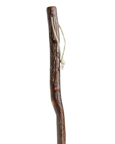 Natural Hickory Hiking Staff